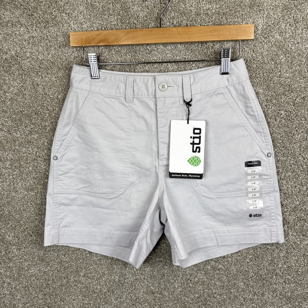 Stio Women's Khaki/Light Gray Casual Shorts